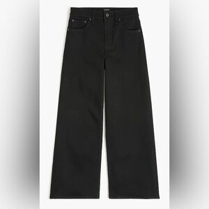 J. Crew Black Wide-Leg Cropped Women's Jeans
Size 28